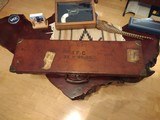 Joseph Lang & Sons Best Quality Oak and Leather Case - 3 of 4