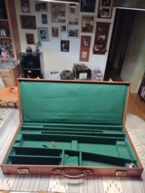 European Leather Takedown case for Bolt Action Rifle - 1 of 8