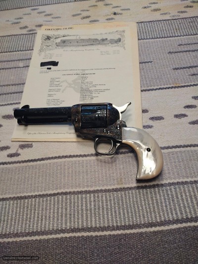 Colt Custom Shop 1of 15 Factory Engraved for Lew Horton 45 Colt