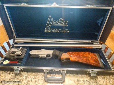 Ljutic Stainless Bicentennial O/U Live Pigeon Set 129ga