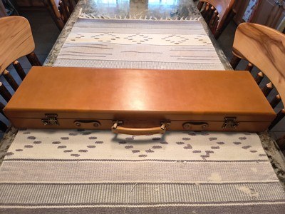 Mario Beschi Leather Case for O/U 28 Ga - Image 3 of 4