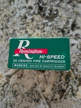 Remington Hi Speed Kleanbore 222 Remington Magnum - Image 2 of 2