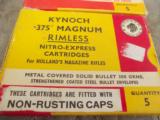 Kynoch 375 H&H Rimless Belted Magnum 300 grain softs and solids - 2 of 2