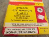 Kynoch 375 H&H Rimless Belted Magnum 300 grain softs and solids - 1 of 2