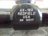 Redfield 6x18 scope with adjustable objective, sun shield, target elevation knob, range finder - 6 of 10