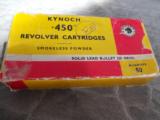 Kynoch .450 inch revolver cartridges - 1 of 5