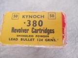 Kynoch 380 Revolver (50 Rounds) box and ammo - 2 of 6