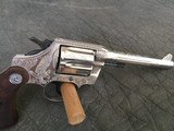 Colt Police Positive Special - Silver Plated - John Adams Engraved .38 Special5 inch Barrel Lay away available. - 2 of 22
