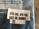 Barnes .470 X Bullet 400 Grain Moly - 3 of 3