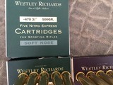 Westley Richards 470 Nitro Express Ammo - 4 of 4