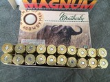 460
WEATHERBY
AMMO
NEW FACTORY
500 GRAIN
ROUND NOSE
SOFT
POINT - 4 of 5