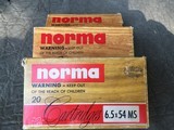 Norma 6.5 x 54 Mannlicher Schoenauer
***PRECISION
MATCH
GRADE
AMMUNITION
***
156
GRAIN
SOFT
POINT - 1 of 9