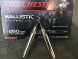 WINCHESTER 208 REM 140 GRAIN SILVER TIP - 1 of 5
