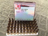 *** 90 ROUNDS ***HORNADY 223 REMINGTON
SOFT
POINT
55
GRAIN BOX OF 50 AND
FEDERAL 223
REMINGTON
BOAT
TAIL HOLLOW POINT
55 GRAIN
BOX
OF
20 - 6 of 14
