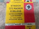 KYNOCH.375MAGNUMAMMO**RARE**235GRAINCOPPERPOINT BULLETUNOPENEDBOXES - 3 of 4