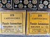 7.63BROOMHANDLEMAUSER (.30")MAUSER AMMO25ROUNDBOXESBY GRAVELOTANDFNALSO20ROUNDBOXESKYNOCHIN10ROUNDCH - 6 of 11