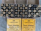 7.63BROOMHANDLEMAUSER (.30")MAUSER AMMO25ROUNDBOXESBY GRAVELOTANDFNALSO20ROUNDBOXESKYNOCHIN10ROUNDCH - 4 of 11