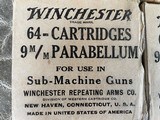 WINCHESTER
SUB-MACHINE GUN
WAR TIME
9MM AMMO
(19 FEB 1942)
EXTREMLEY RARE
MILITARY COLLECTORABLE
OR
WINCHESTER COLLECTOR - 1 of 6