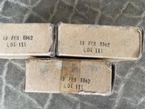 WINCHESTER
SUB-MACHINE GUN
WAR TIME
9MM AMMO
(19 FEB 1942)
EXTREMLEY RARE
MILITARY COLLECTORABLE
OR
WINCHESTER COLLECTOR - 5 of 6