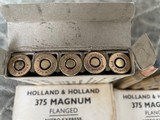 HOLLANDANDHOLLAND.375FLANGEDMAGNUM300GRAINSOFTPOINT( 5 )ROUNDBOX - 6 of 8