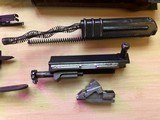 VZ-58 VZ58 Complete parts kit Side Folder, less receiver, Very good condition, with barrel - 3 of 5