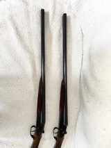 Matched Pair Union Armera 12GA SXS Shotguns - Beautiful! - 4 of 12