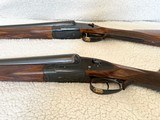 Matched Pair Union Armera 12GA SXS Shotguns - Beautiful! - 2 of 12