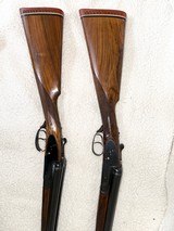 Matched Pair Union Armera 12GA SXS Shotguns - Beautiful! - 10 of 12
