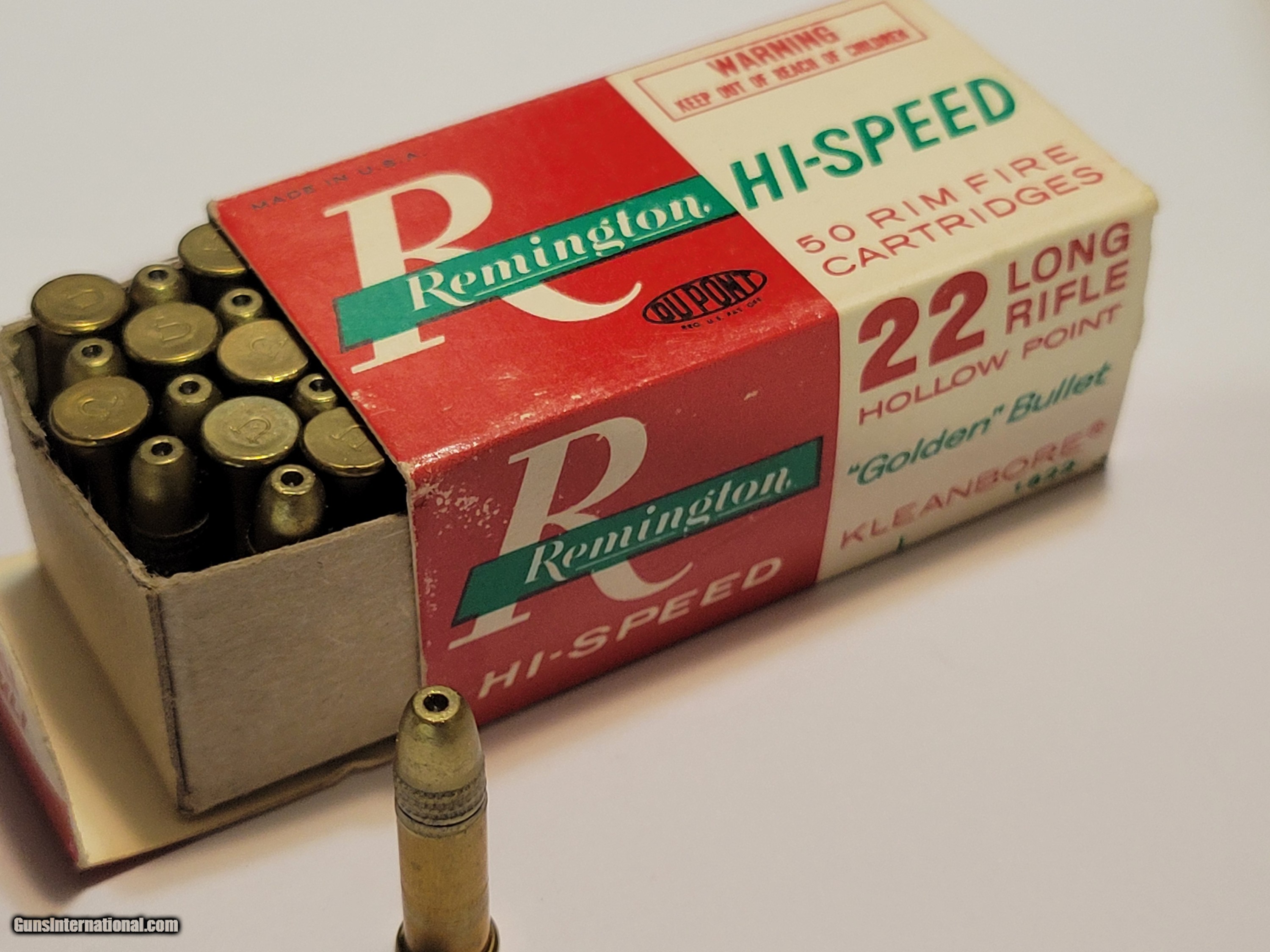 22 Long Rifle Remington Hi-speed Hollow Point 