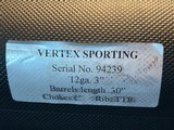 Rizzini Vertex Sporting 12 gauge 30” Adj Comb - 15 of 15