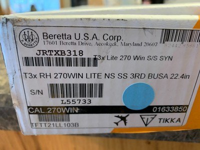 NIB Tikka T3X Lite Stainless Steel 270 Winchester includes scope rings - Image 8 of 8