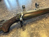 Ruger 77 Hawkeye Predator 204 Ruger matte stainless steel with factory scope rings - Image 1 of 12