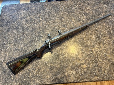 Ruger 77 Hawkeye Predator 204 Ruger matte stainless steel with factory scope rings - Image 6 of 12
