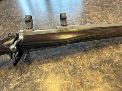 Ruger 77 Hawkeye Predator 204 Ruger matte stainless steel with factory scope rings - Image 2 of 12