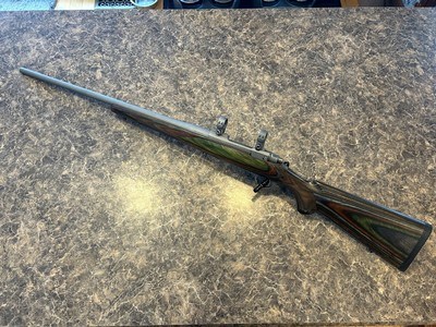Ruger 77 Hawkeye Predator 204 Ruger matte stainless steel with factory scope rings - Image 7 of 12