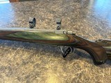 Ruger 77 Hawkeye Predator 204 Ruger matte stainless steel with factory scope rings - Image 10 of 12