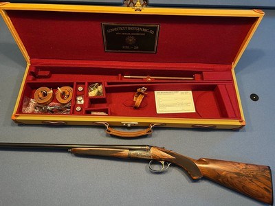 C.S.M.C. Connecticut Shotgun Manufacturing Company RBL 28ga 28 gauge SxS 26