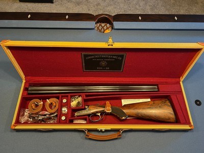 C.S.M.C. Connecticut Shotgun Manufacturing Company RBL 28ga 28 gauge SxS 26