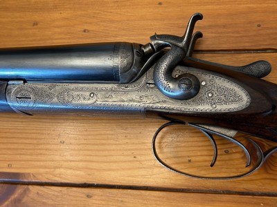 T.S. Adams English Hammer Gun 12ga 12 gauge 2-3/4