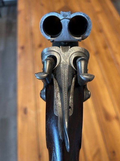 T.S. Adams English Hammer Gun 12ga 12 gauge 2-3/4