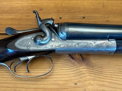 T.S. Adams English Hammer Gun 12ga 12 gauge 2-3/4
