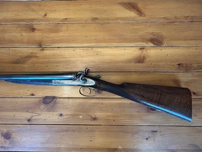 T.S. Adams English Hammer Gun 12ga 12 gauge 2-3/4