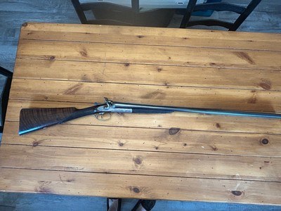 T.S. Adams English Hammer Gun 12ga 12 gauge 2-3/4