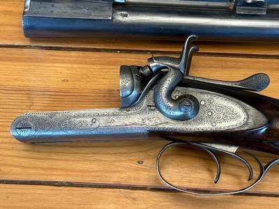 T.S. Adams English Hammer Gun 12ga 12 gauge 2-3/4