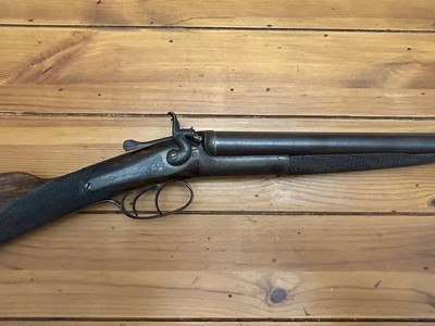 Wilkes 20ga 20 Gauge English hammer gun 29-3/4