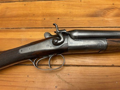 THOMAS JOHNSON & SON 'TARGET' TOPLEVER HAMMER GUN 20-BORE 20ga 20 gauge 28-1/8