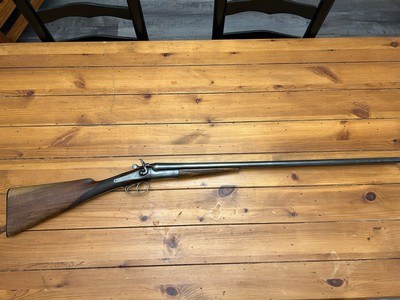 THOMAS JOHNSON & SON 'TARGET' TOPLEVER HAMMER GUN 20-BORE 20ga 20 gauge 28-1/8