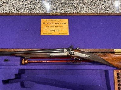 W.H. Pollard .410 Hammer Gun 410 SxS made in London England 1910 - Image 3 of 15