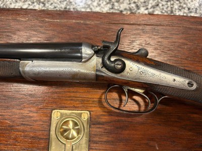 W.H. Pollard .410 Hammer Gun 410 SxS made in London England 1910 - Image 1 of 15