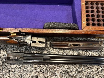 W.H. Pollard .410 Hammer Gun 410 SxS made in London England 1910 - Image 11 of 15